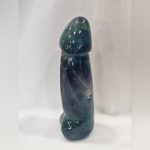 Rainbow Fluorite Crystal Peen Sculpture